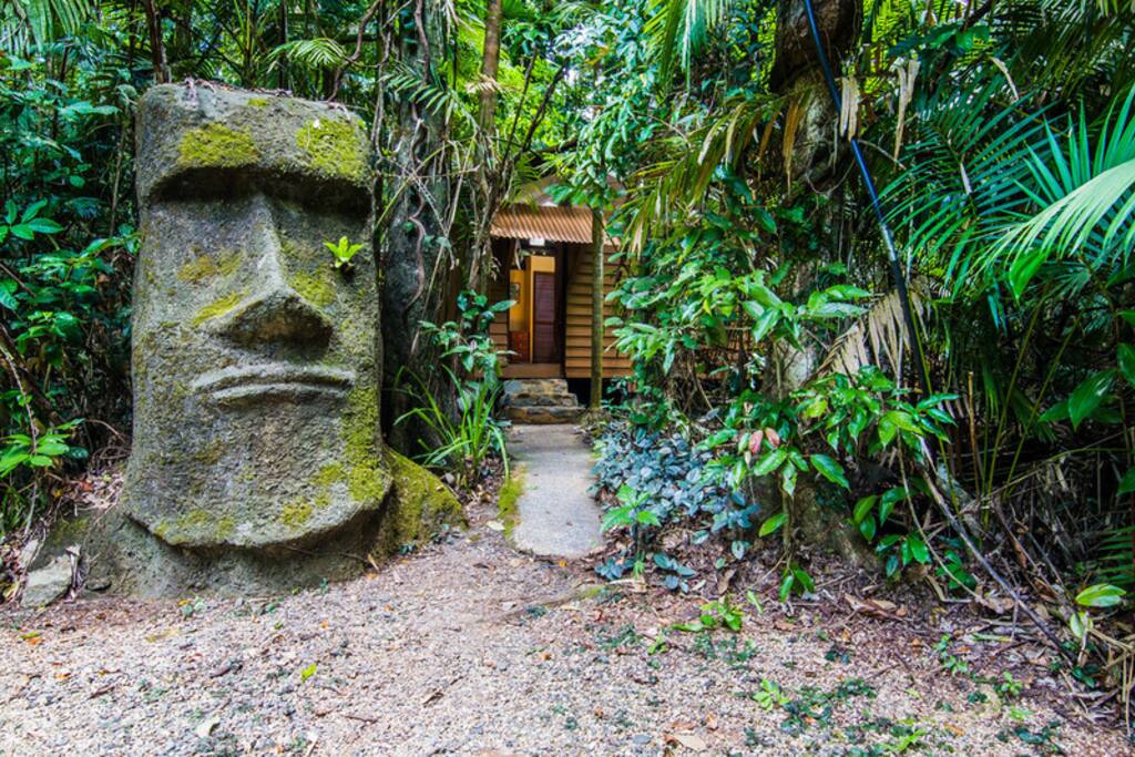 Access to the Jungle Hut
