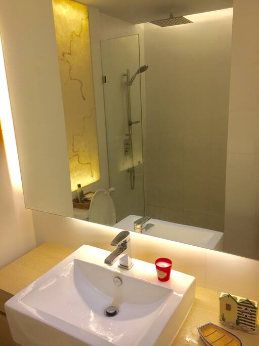 Take a bath with Rain shower