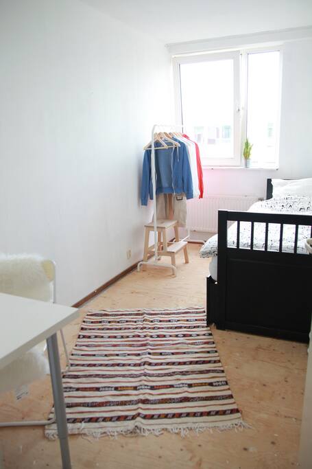 This room also has black-out curtains! (not pictured)