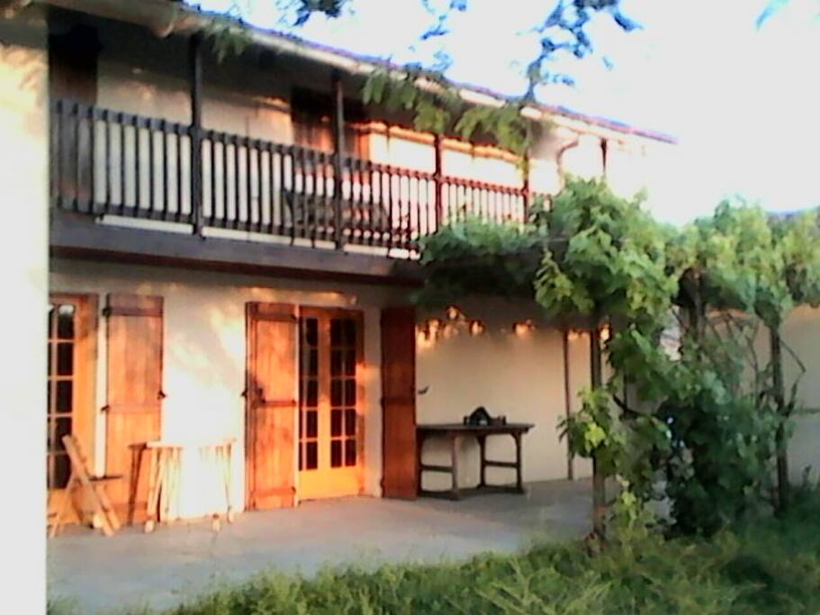 Covered Terrace and Balcony