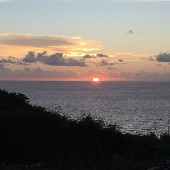 Levé du soleil côté Atlantique