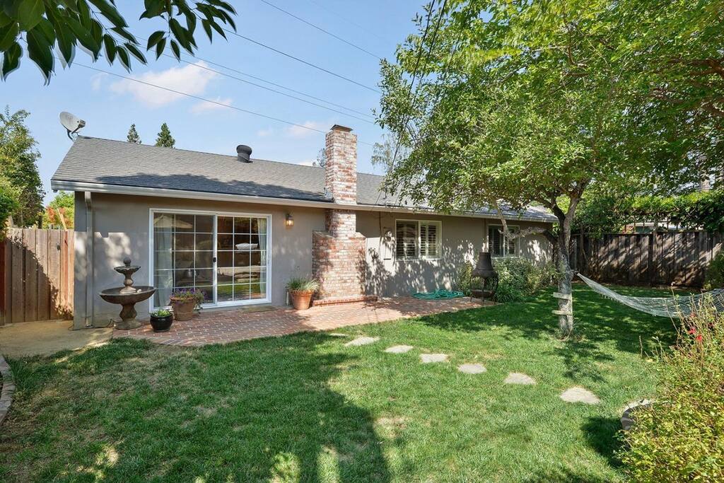 You'll also have access to a great backyard!