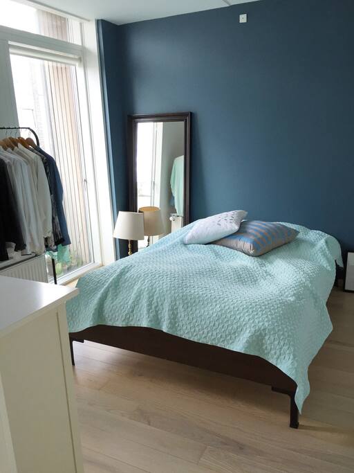Bedroom with balcony