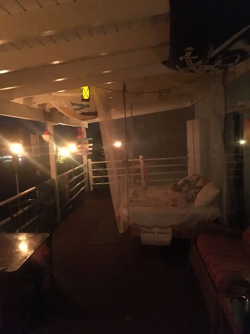 Outdoor space with views of Jost Van Dyke