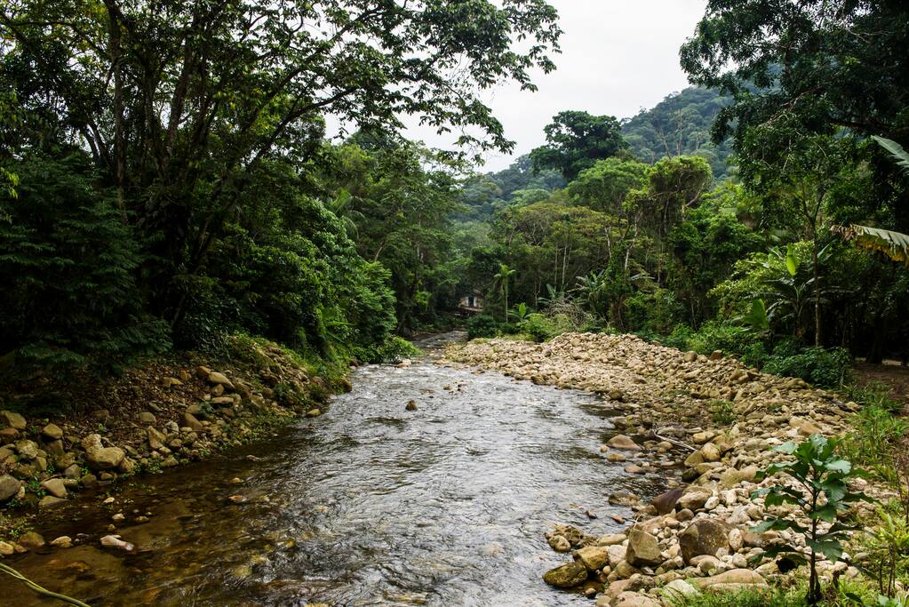 Rio na propriedade