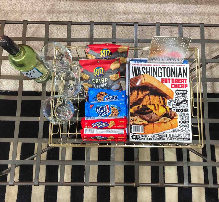 Welcome basket for all our guests.