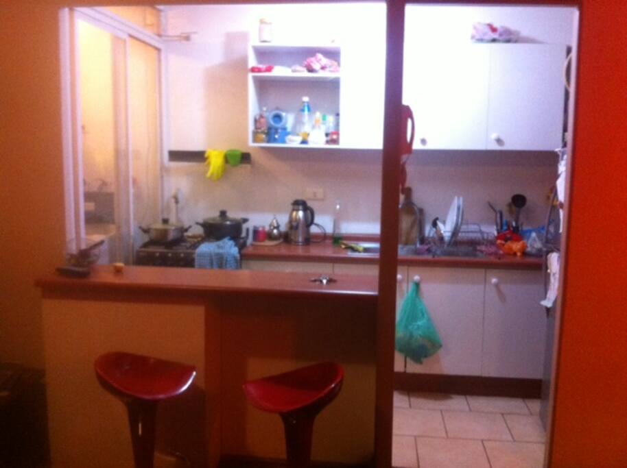 cocina equipada+ lavadora