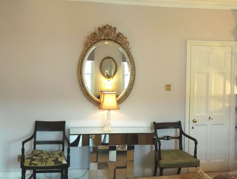 Bedroom console table/mirror