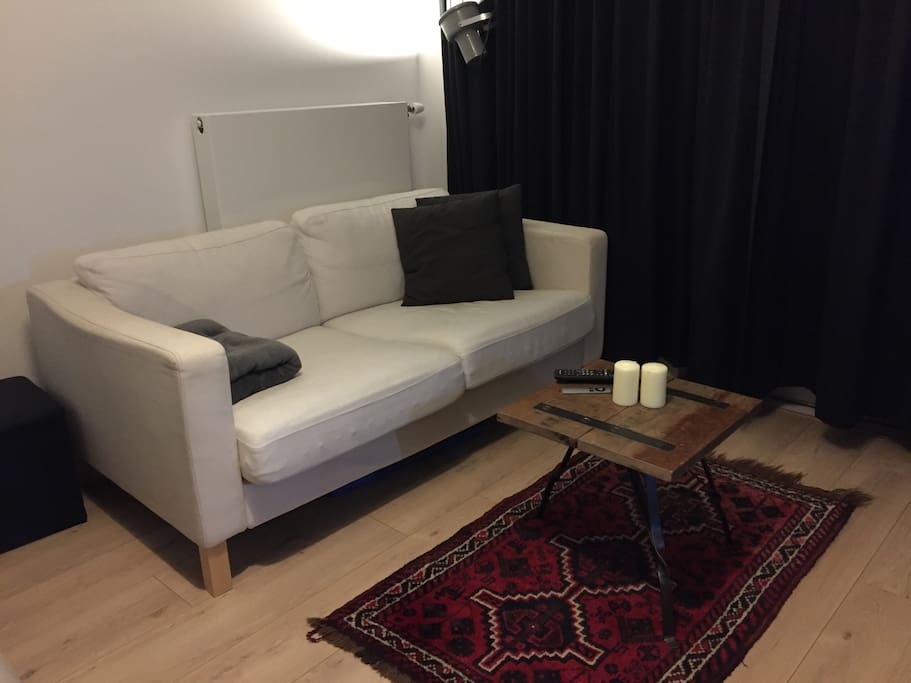 Seating area in the room