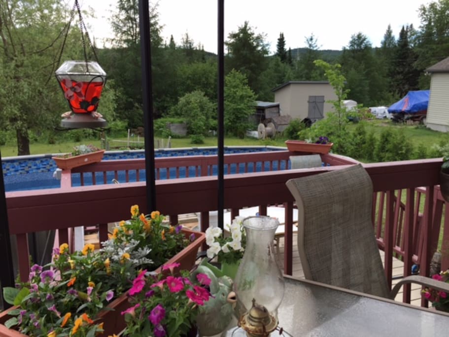 Terrasse à votre disponibilité