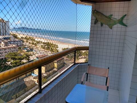 Ap,  Praia Grande, Wi Fi, Swimming pool,  foot in the sand!!