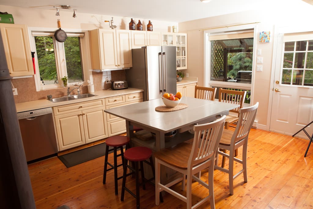 Open plan kitchen