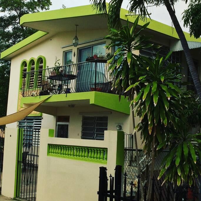 Front of house on private street