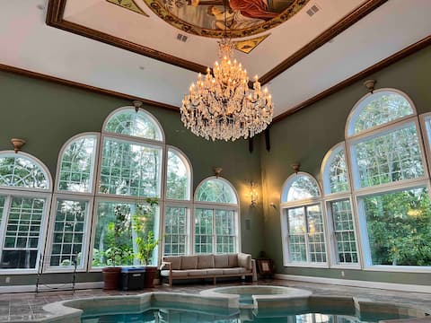 Private Heated Indoor Pool, Theater on Estate