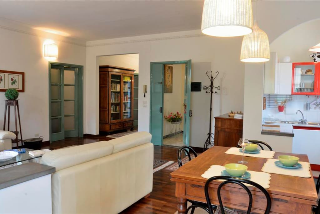 zona living e zona pranzo