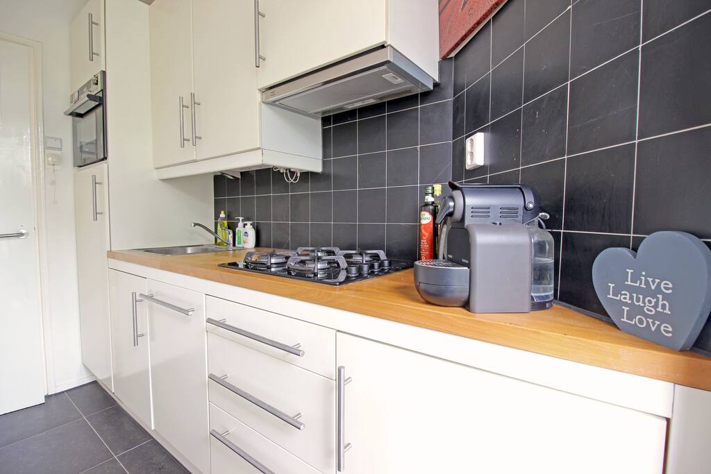 The coffee machine is free to use!