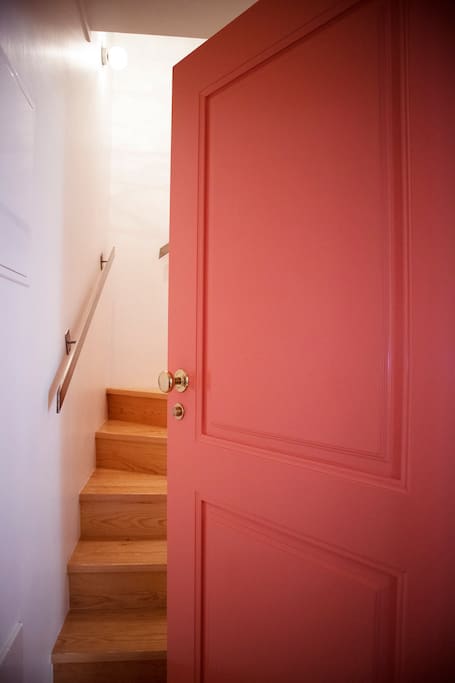 Porta de acesso ao apartamento "Papaia"