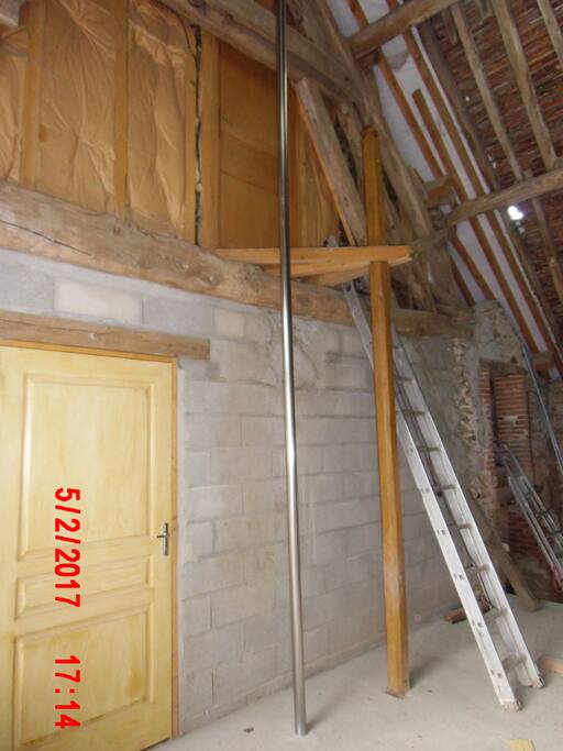 rampe de pompier pour redescendre