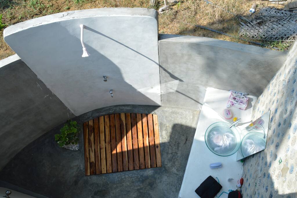 Bathroom with shower and toilet