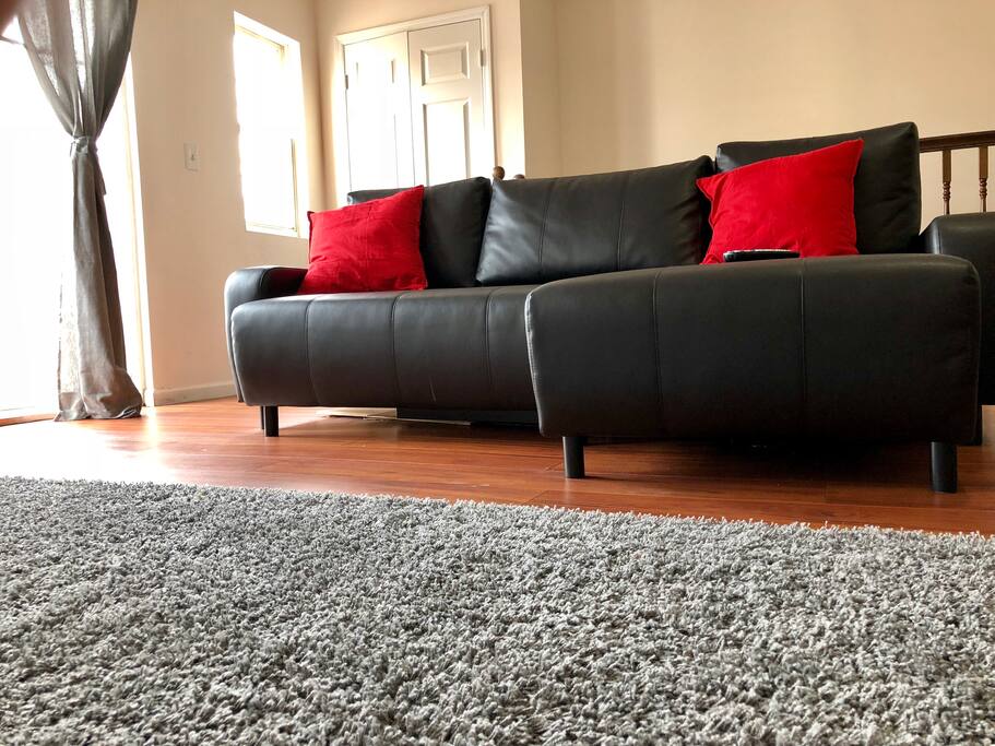 Couch converts into a bed