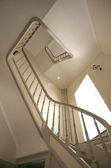 stairs and elevator