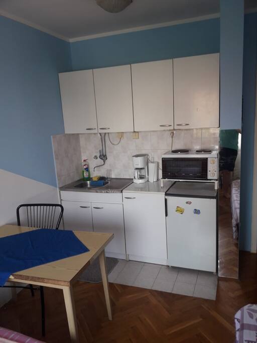 Kitchen and dining area
