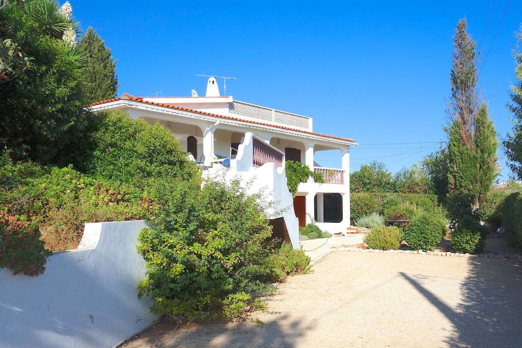 View of the Villa and Apartment. The Villa is on the top level and the Apartment on the lower level with a separate entrance.