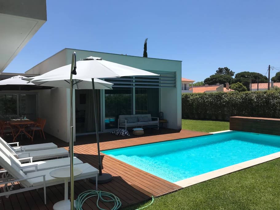 villa with pool