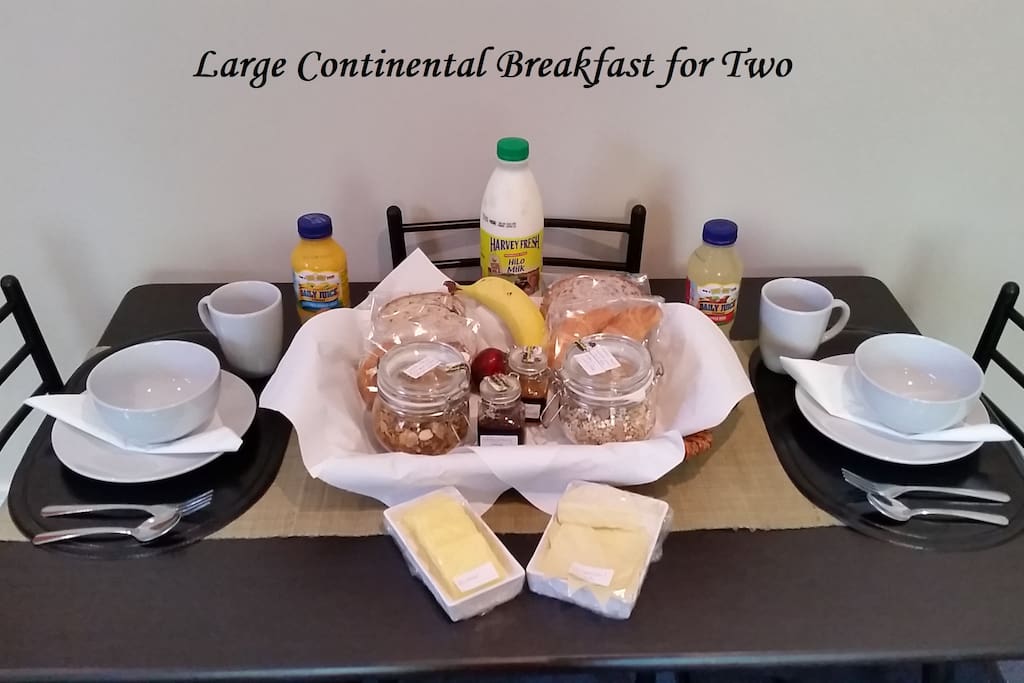 Large Continental Breakfast for Two