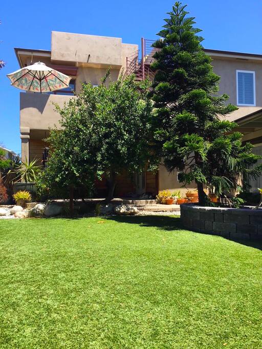 House and Fenced in Yard