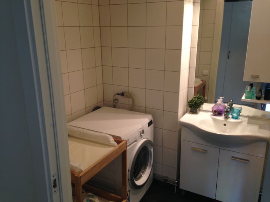 The bathroom