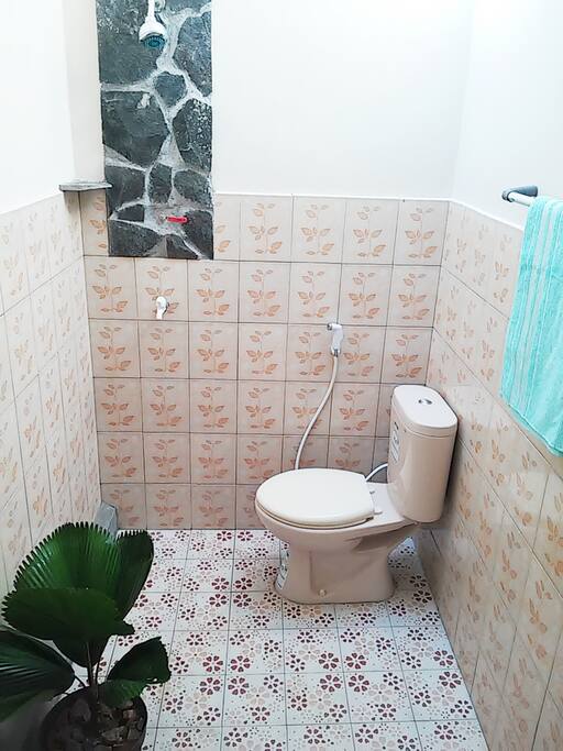 Private Bathroom with shower, clean and nice.