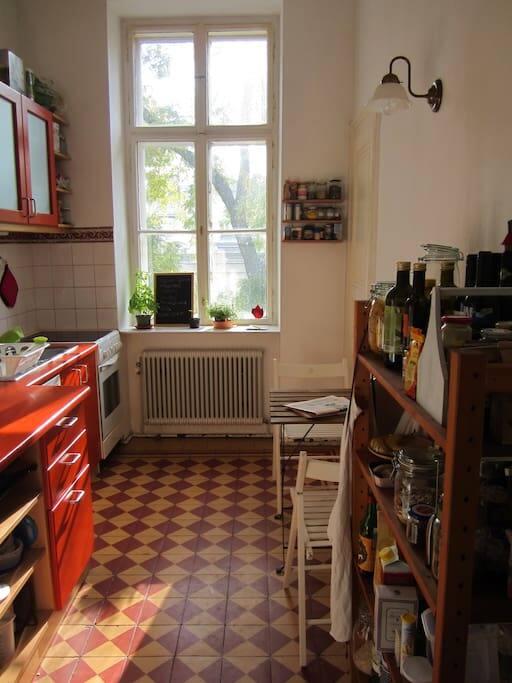 Our kitchen, fully equipped