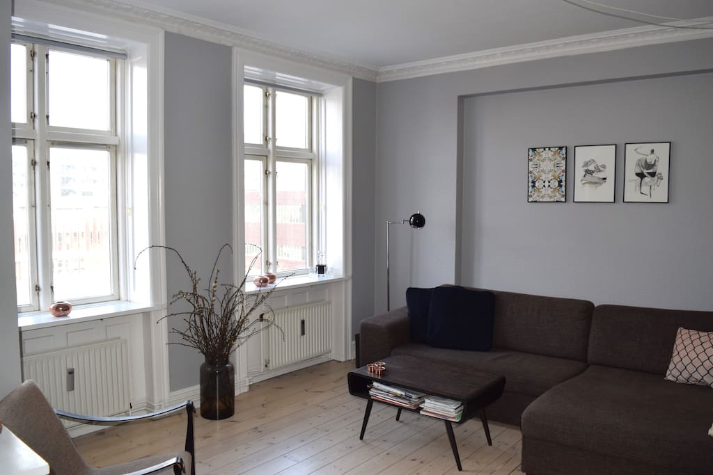 Spacious Flat with Balcony Flats for Rent in Copenhagen, Capital
