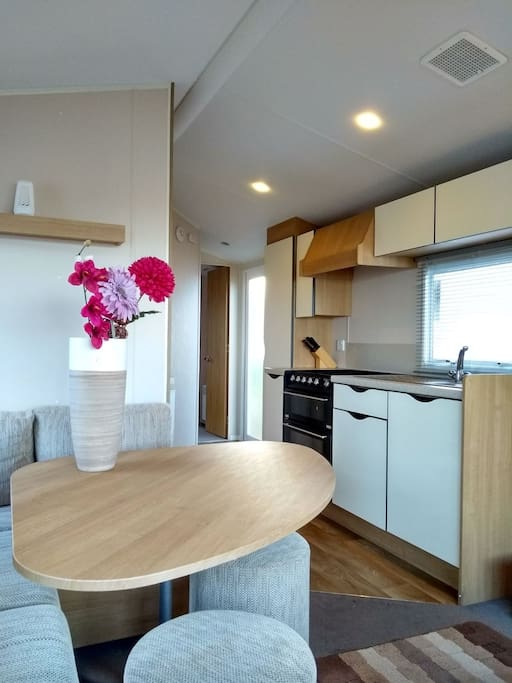 Fully equipped kitchen..