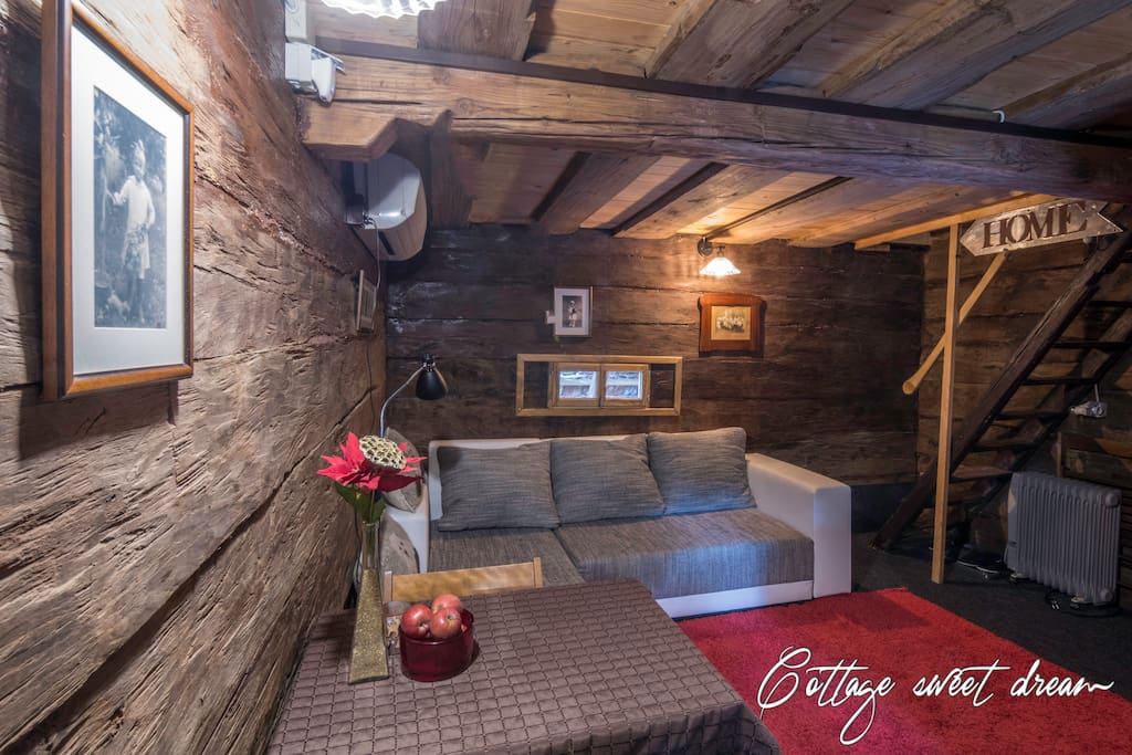 Main space -sofa can be use as bed