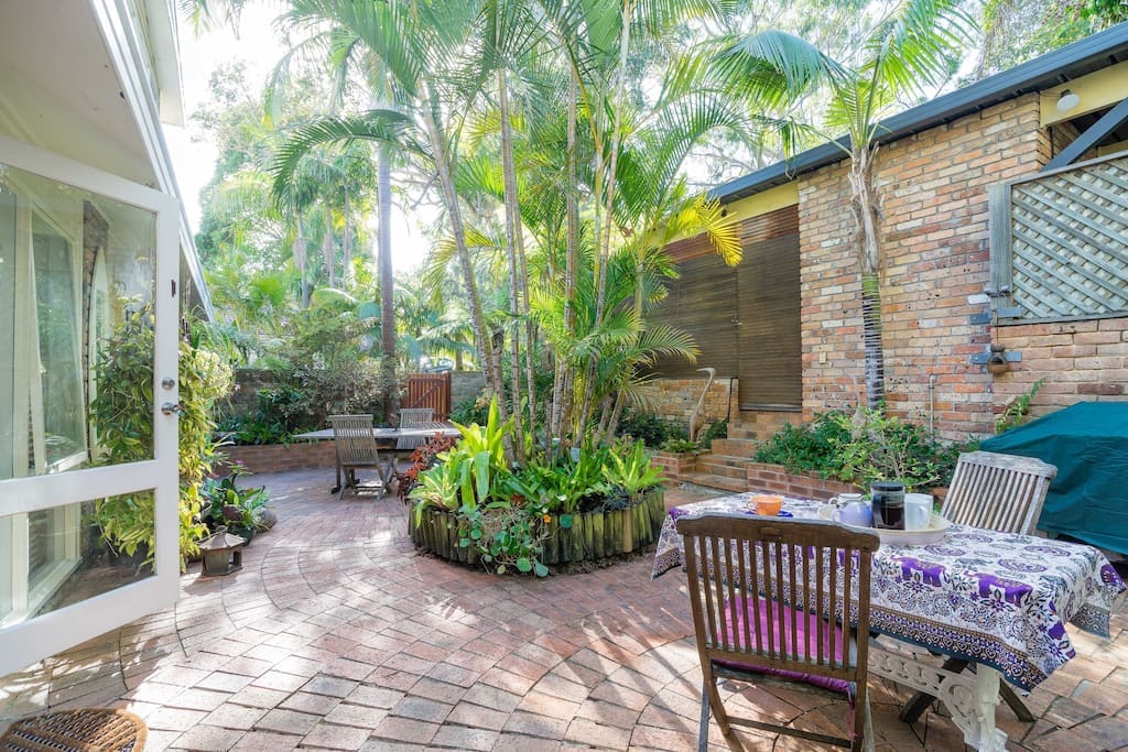 Your own private Courtyard taking you into your private double bedroom