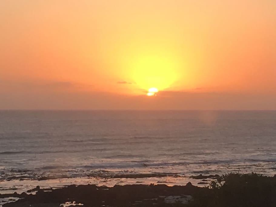 Sunset from balcony