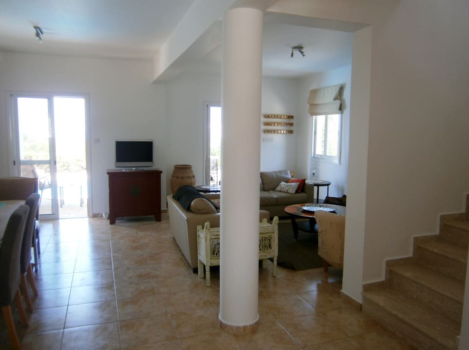 Bright and spacious open plan living