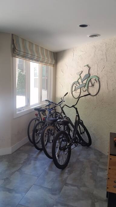 5 bicycles available