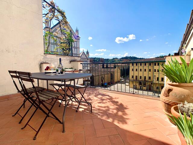 Santa Croce Plaza ~ 360° view & Double Terrace