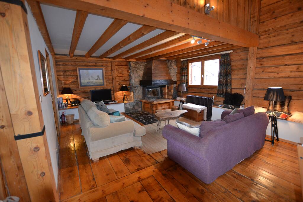 Sitting area with Woodburning Stove