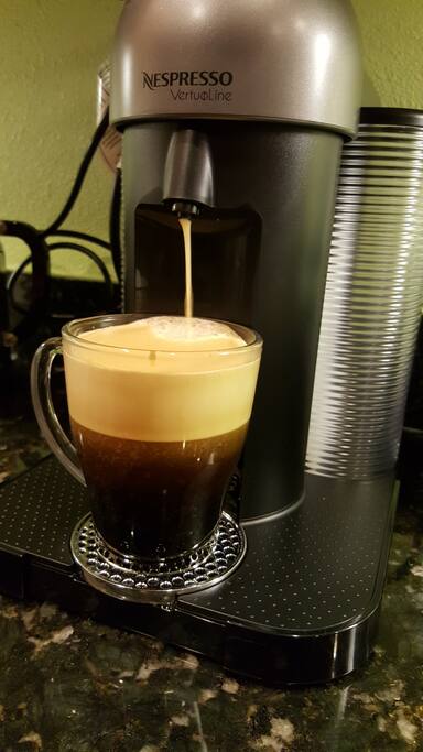Continental breakfast includes Nespresso coffee