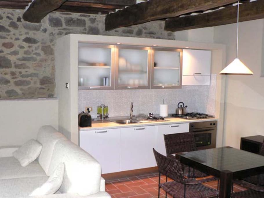 Kitchen and dining area
