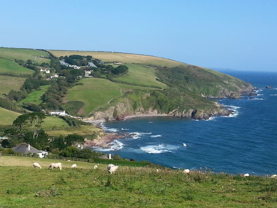 Talland Bay -
5 minutes.