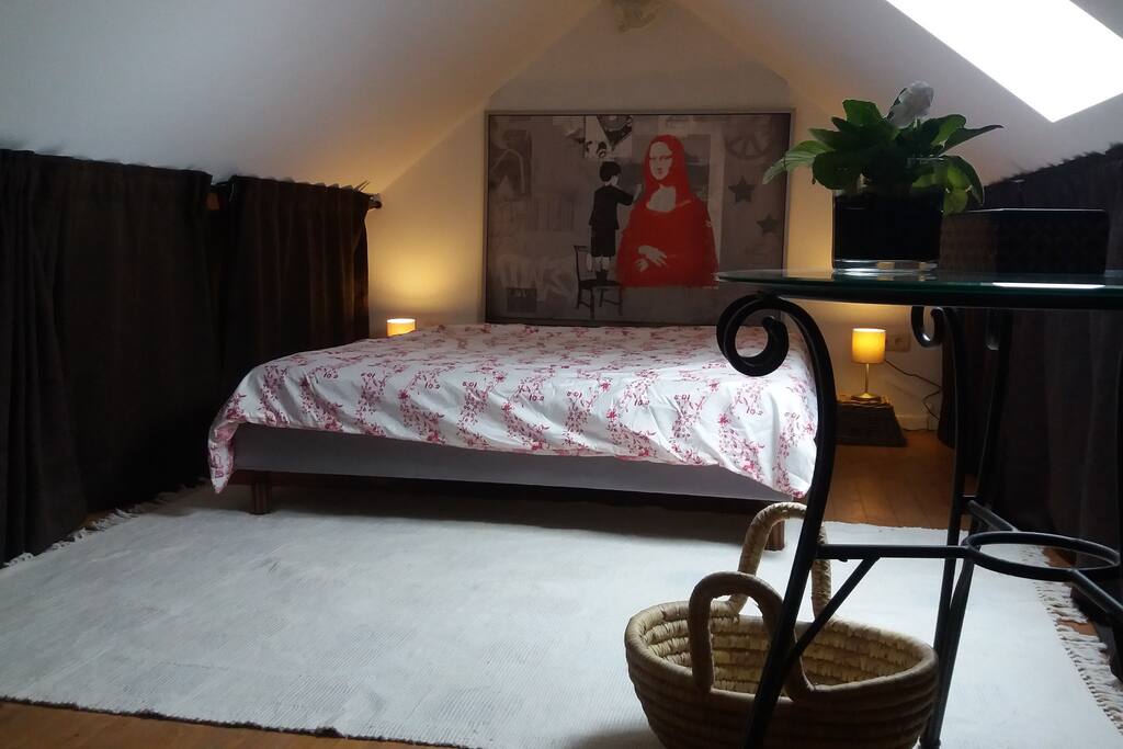 Chambre lit double