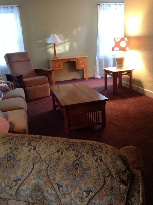 The living room