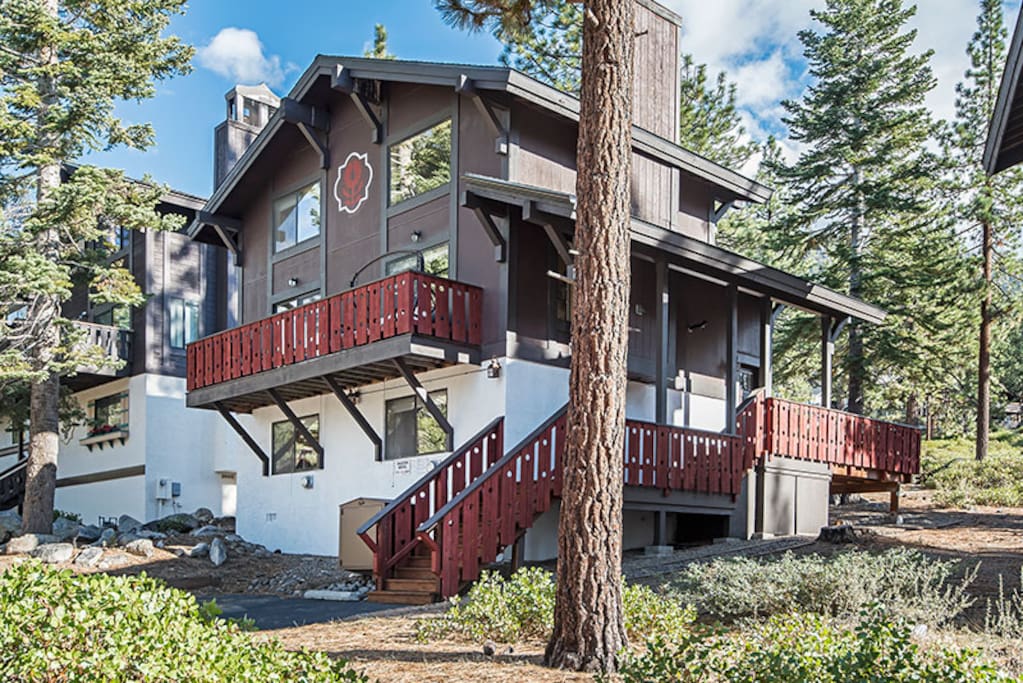 Front of Beautiful South Lake Tahoe, Heavenly Chalet
