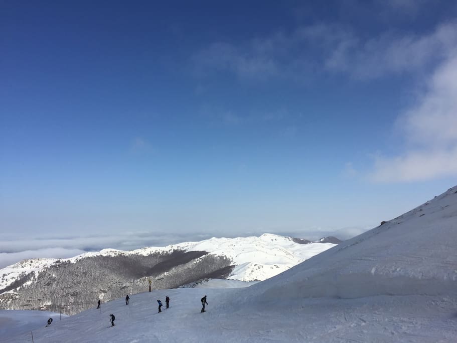 Vista dal rifugio - oltre 1000 m