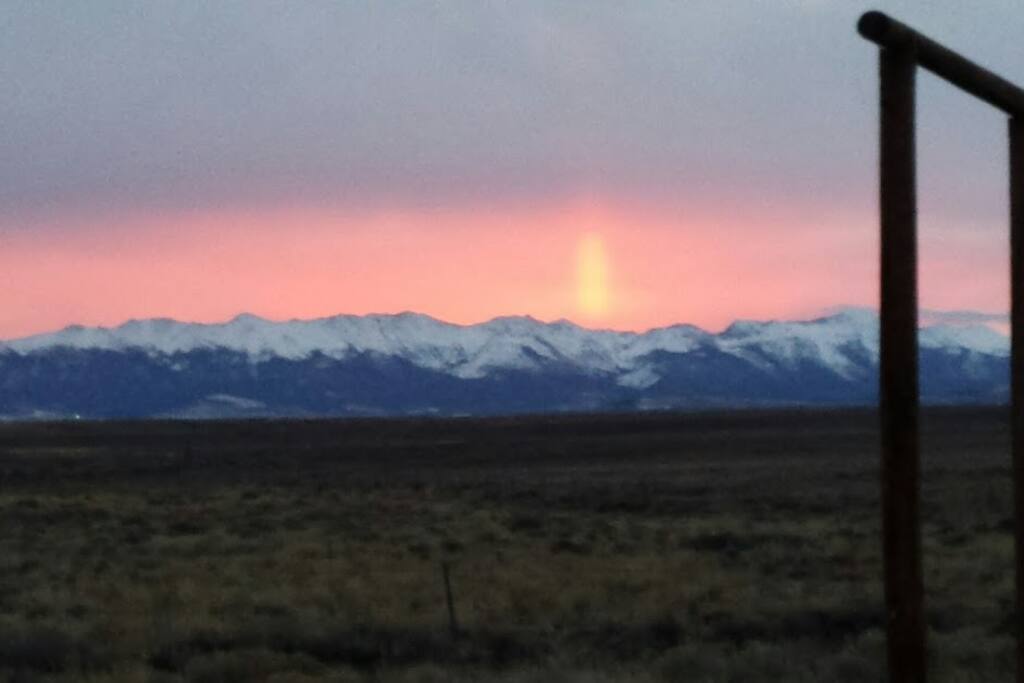 Sunrise from our front deck